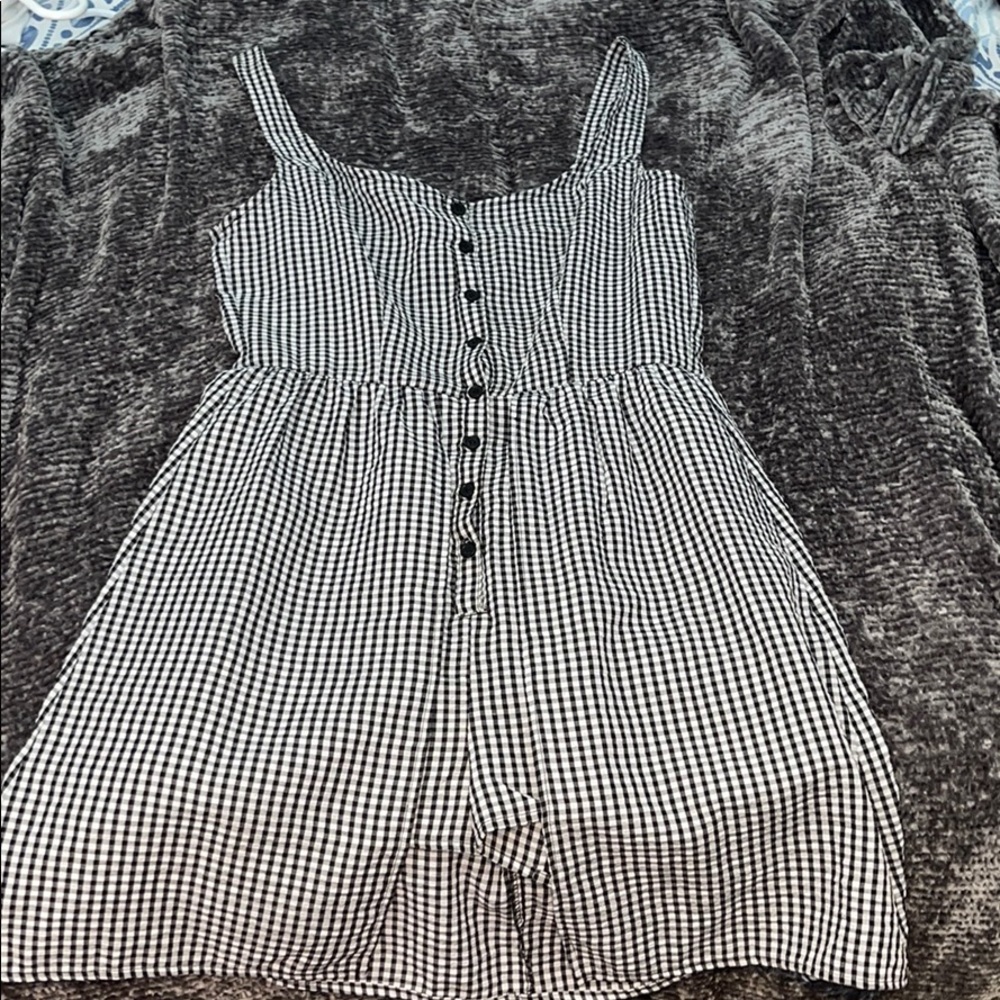 Checkered Shorts Romper ✨